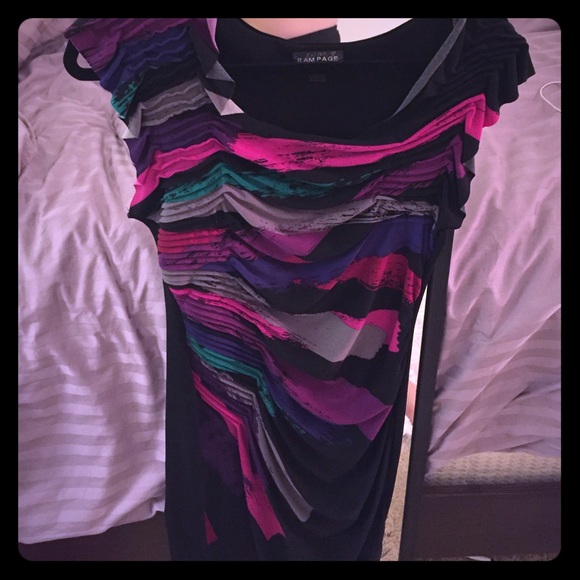 Colorful stretchy dress
