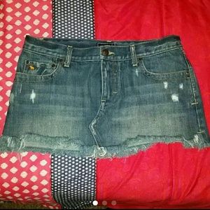 A&F Jean Skirt