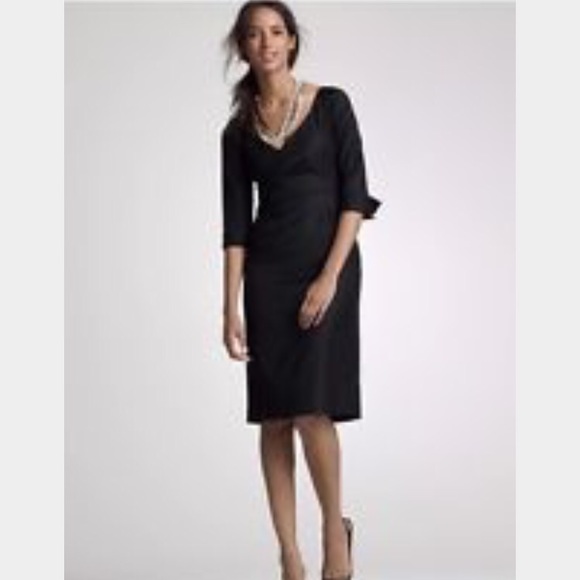 J Crew Women Wrap Dress Size 0 100% Wool NWT