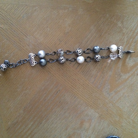 Black and beaded Brighton bracelet!