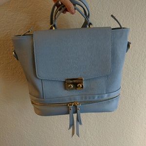 Zara Lady like backpack light blue