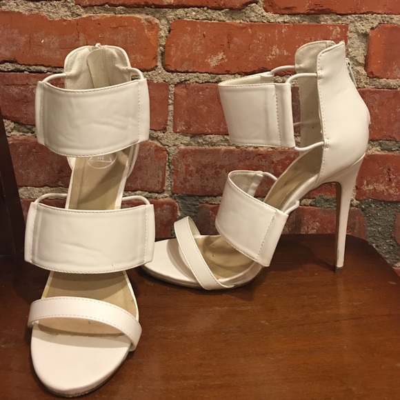 Missguided White Heels