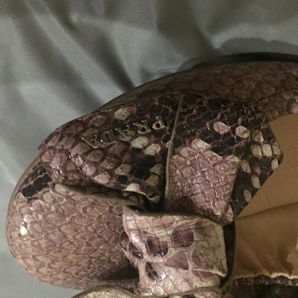 Python PRADA flats . - Picture 2 of 4