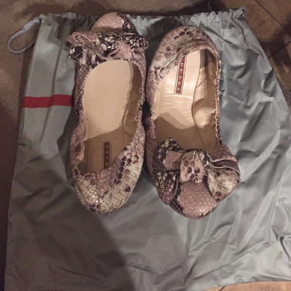 Python PRADA flats . - Picture 4 of 4