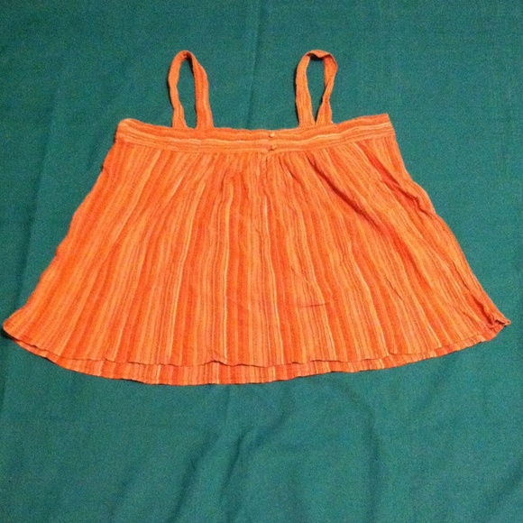 Orange brown tank too