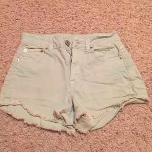 Mint Green Festival Shorts