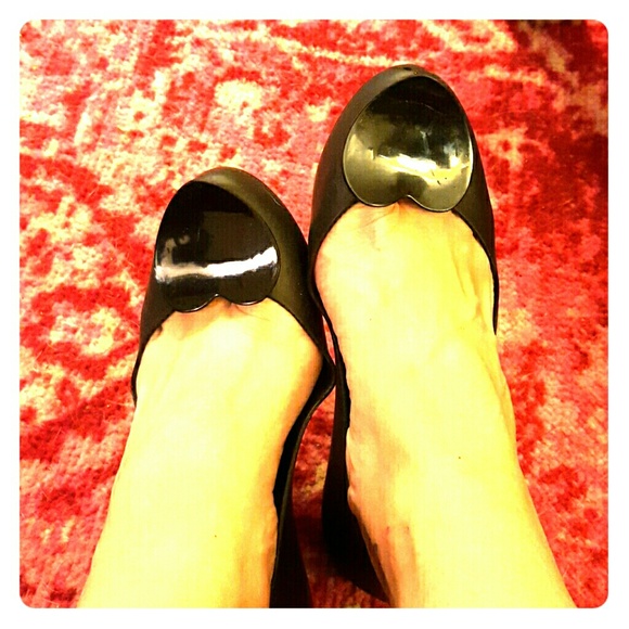 Black Dreamed by Mel (Melissa) size 8 flats