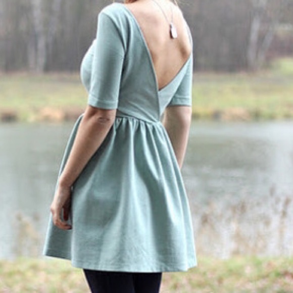 Zara Mint Skater Dress
