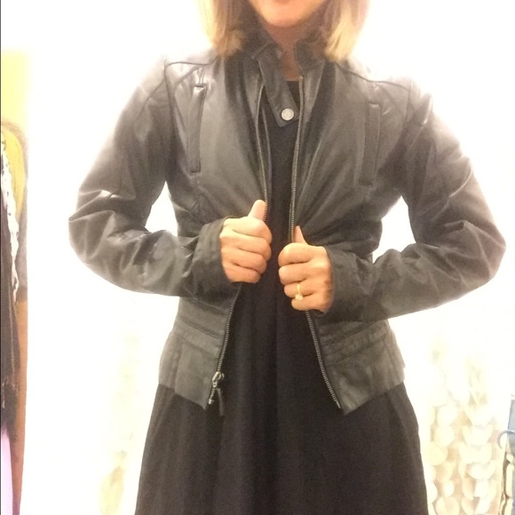 Calvin Klein Leather Jacket - Picture 3 of 3