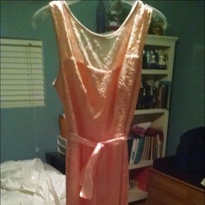 Rose Pink Long Prom Dress