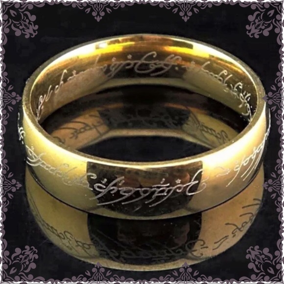 Jewelry - Lord of the ring size 10 gold jewelry fashion LOTR