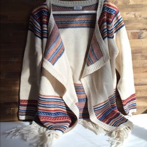Tobi Fringe Cardigan