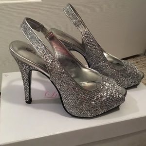 Silver heels