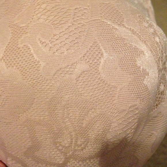 Nude lace bra
