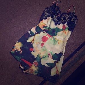 Floral Lace Romper