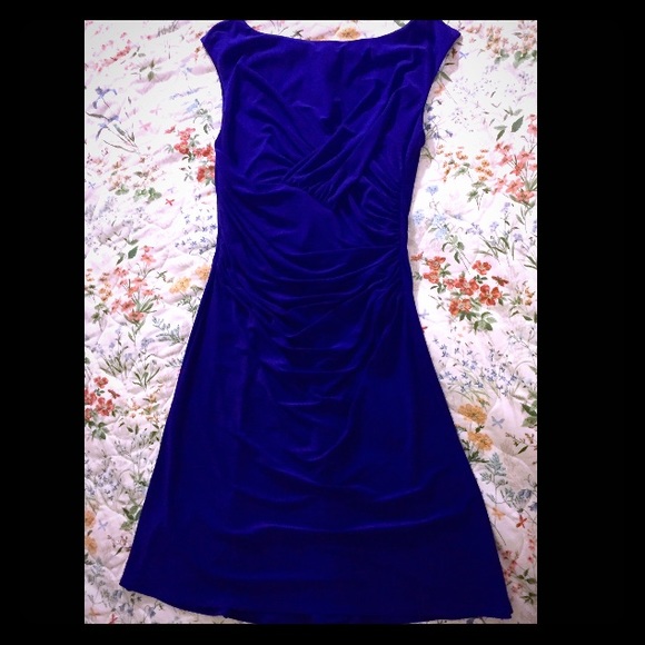 Evan Picone curve-flattering dress.