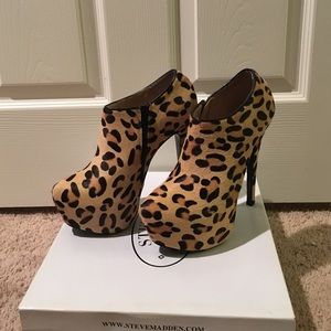 Steve Madden Cheetah Booties