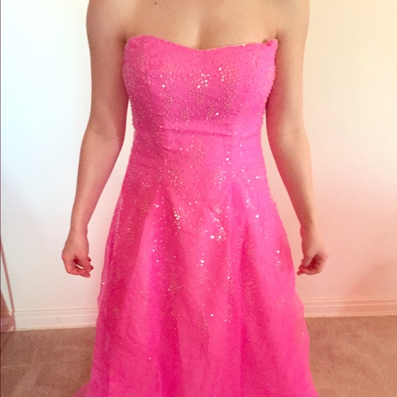Pink Mori Lee prom dress! Size 6! - Picture 1 of 3