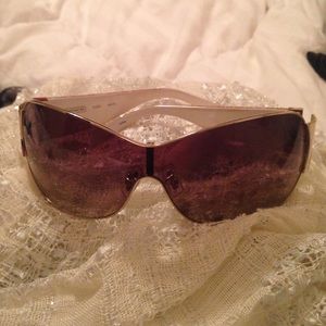 Coach white Sunglasses