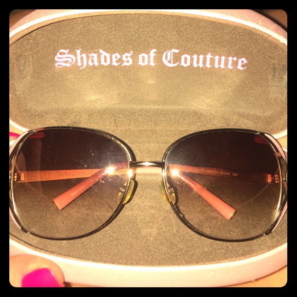 Pink juicy couture sunglasses