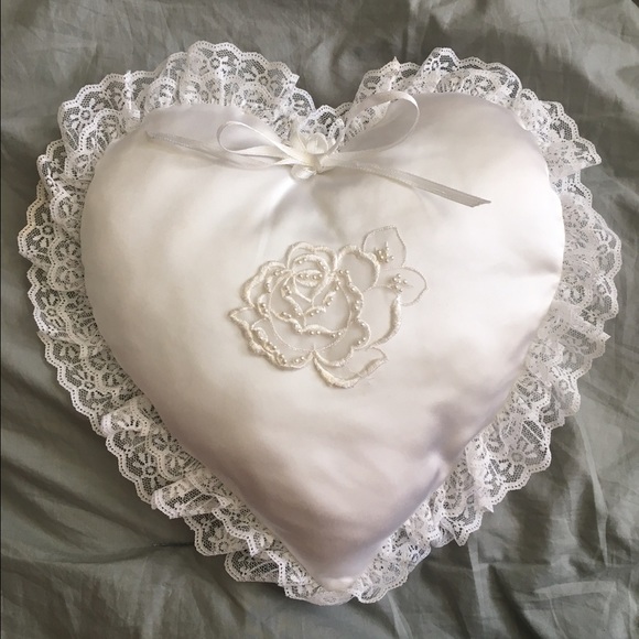 Handmade ring bearers pillow