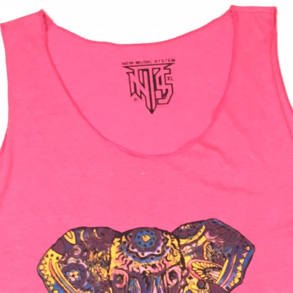 🛑SOLD🛑Boho Elephant Print Tank - Picture 3 of 3