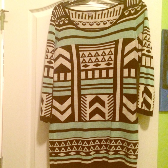 Aztec Print Dress