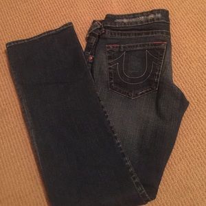 Size 32 straight leg True Religion Jeans