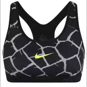 Nike Pro Classic Padded Giraffe Sports Bra Size M
