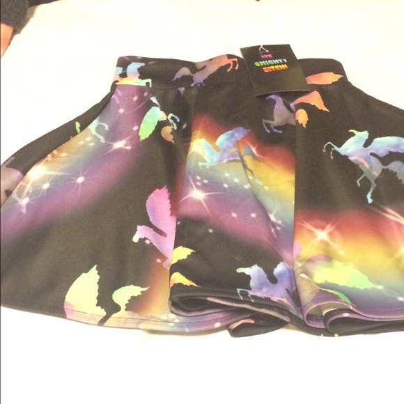 Omighty Dresses & Skirts - 🦄O-mighty rainbow Galaxy unicorn skater skirt