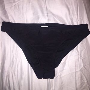 Black bathing suit bottoms