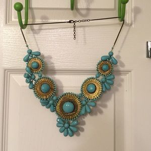 Turquoise statement necklace