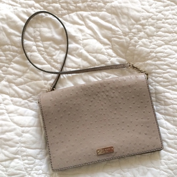 Kate spade portola valley kaley ostrich print bag