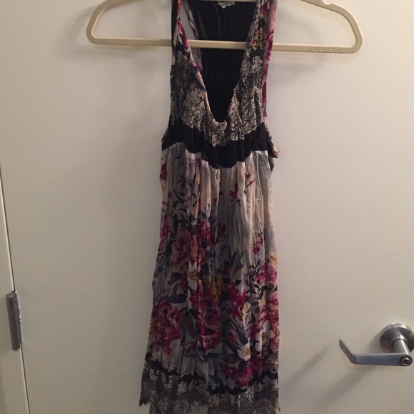 Chiffon flowered dress - Picture 1 of 1