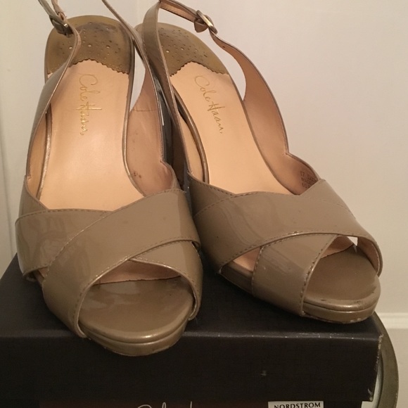 Cole Haan, Nike air, patent leather champaign, 6.5 - Picture 2 of 4