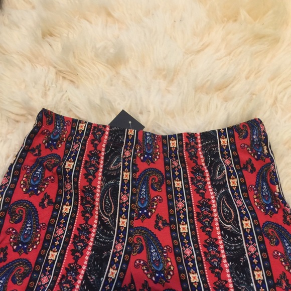 🌞What The Bell Pants - Paisley Print - Picture 3 of 4