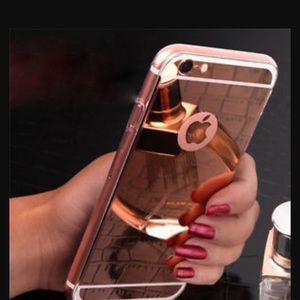 Iphone 6/iphone 6s rose gold mirror case