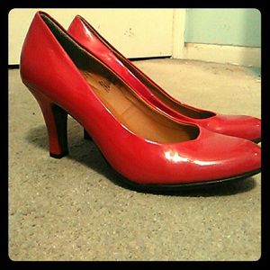 Glossy Red Heels