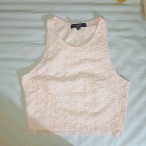 Forever 21 Pastel orange crop top
