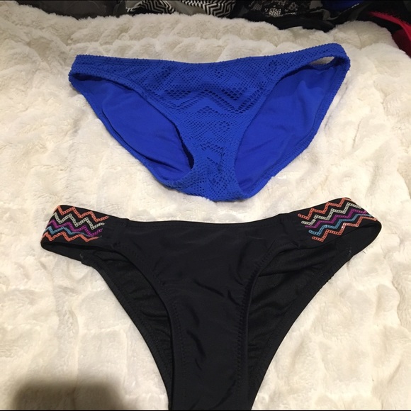 Two bikini bottoms