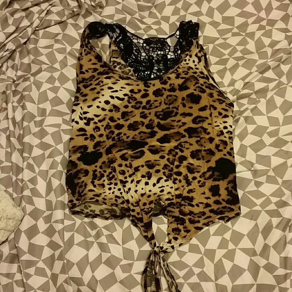 Cheetah print tank