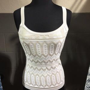White House/Black Market Knit Shell Top