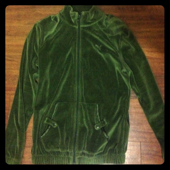 Velour Puma Warmup Jacket