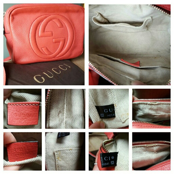 **SOLD OUT ** GUCCI Red Leather Soho Disco - Picture 4 of 4