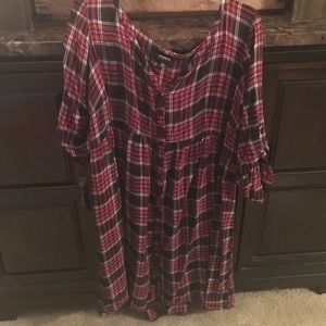 Flannel dress