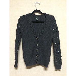 Forever 21 studded cardigan