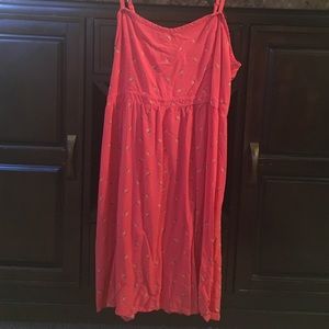 Orange daisy Sundress