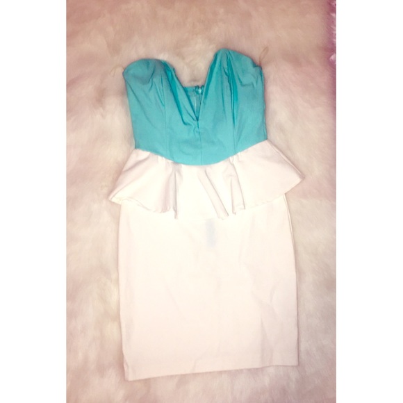 Foreign Exchange peplum dress