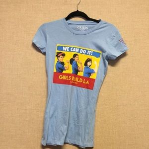 Guess feminist graphic t