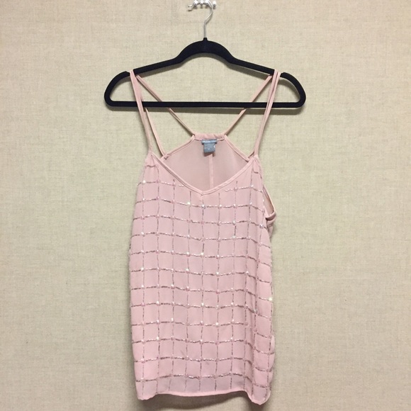 Dressy pink tank top